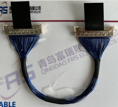Το λουρί 210mm καλωδίων Awg40 LVDS μικροϋπολογιστής συνδετήρων καρφιτσών LCD 40 πείθει τις συνελεύσεις καλωδίων