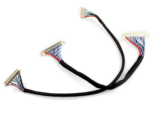 καλώδιο 0.4mm καρφιτσών LVDS 450mm επίπεδο 20 συνέλευση LCD για την επιτροπή Displaysemblies