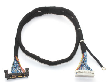 Συνδετήρας καλωδίων λουριών JAE 0.5mm καλωδίων lap-top LVDS ανθεκτικός