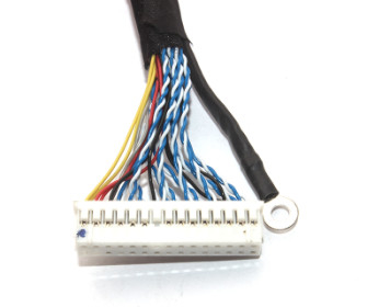 Συνδετήρας καλωδίων λουριών JAE 0.5mm καλωδίων lap-top LVDS ανθεκτικός