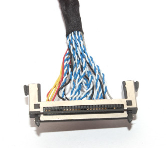 Συνδετήρας καλωδίων λουριών JAE 0.5mm καλωδίων lap-top LVDS ανθεκτικός