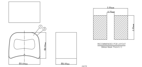 Καλύπτοντας στόλισμα 20mm 25mm SMD προστασία ηλεκτρονική για την ηλεκτρική παραγωγή
