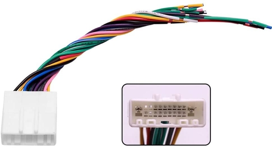 18AWG 4 ομιλητής 16 καρφιτσών αυτοκινήτων στερεοφωνικό λουρί καλωδίωσης συνδετήρων ηλεκτρικό
