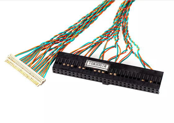 Molex 1.8m μακρύς επίπεδος ομοαξονικός νικελίου συνελεύσεων λουριών καλωδίων