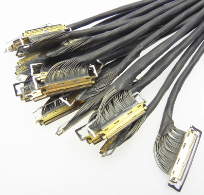34awg ομοαξονικό καλώδιο 20 πυρήνας 380mm μικροϋπολογιστών τεφλόν συνέλευση καλωδίων PTFE
