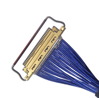 5015000mm καλώδιο Lvds 60 καρφιτσών, παχύ ομοαξονικό καλώδιο 370mm για την οθόνη σημειώσεων PC επίδειξης