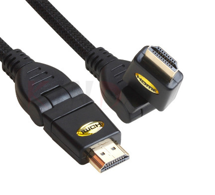1080p 360 υπερβολικό Hd Hdmi καλώδιο 8.0mm βαθμού 4k υψηλή ταχύτητα Hdmi με Ethernet