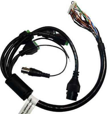 Rj45 οι συνελεύσεις καλωδίων καμερών στεγανοποιούν την ασφάλεια 100mm ομοαξονική